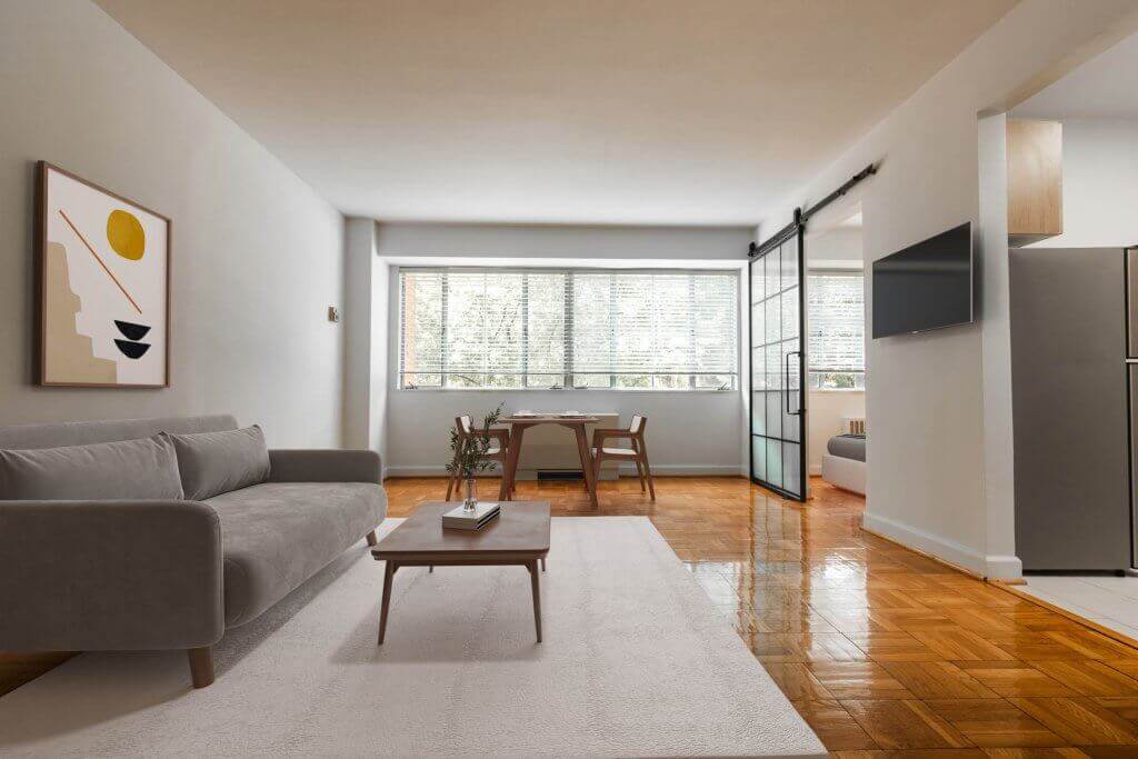 living area at washington dc apartments park ellison
